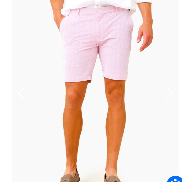 Peter Millar Other - Peter Millar pink seer sucker shorts. Size 40